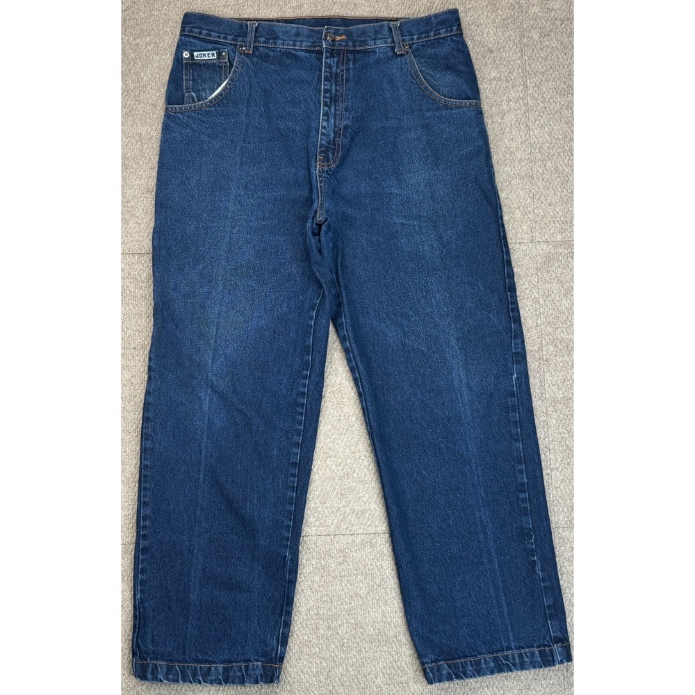 Joker Men's Vintage Blue Carpenter Denim Jeans Size 36‎